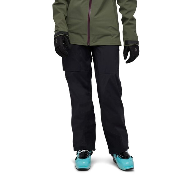 Black Diamond Women's Recon Stretch Ski Snow Pants Waterproof Lightweight Pocket - Picture 1 of 7